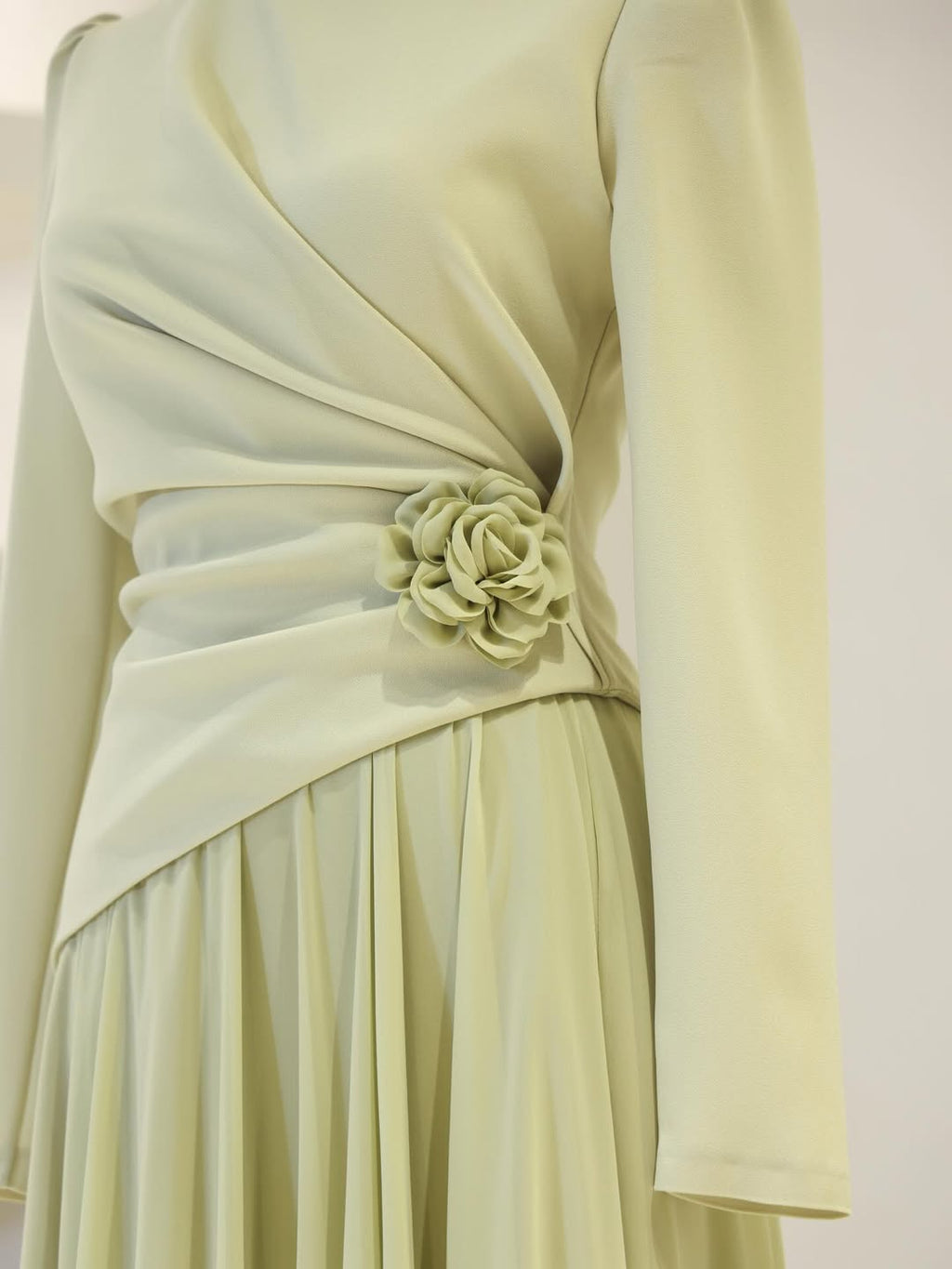 The Evening Petal Two-Piece top & skirt