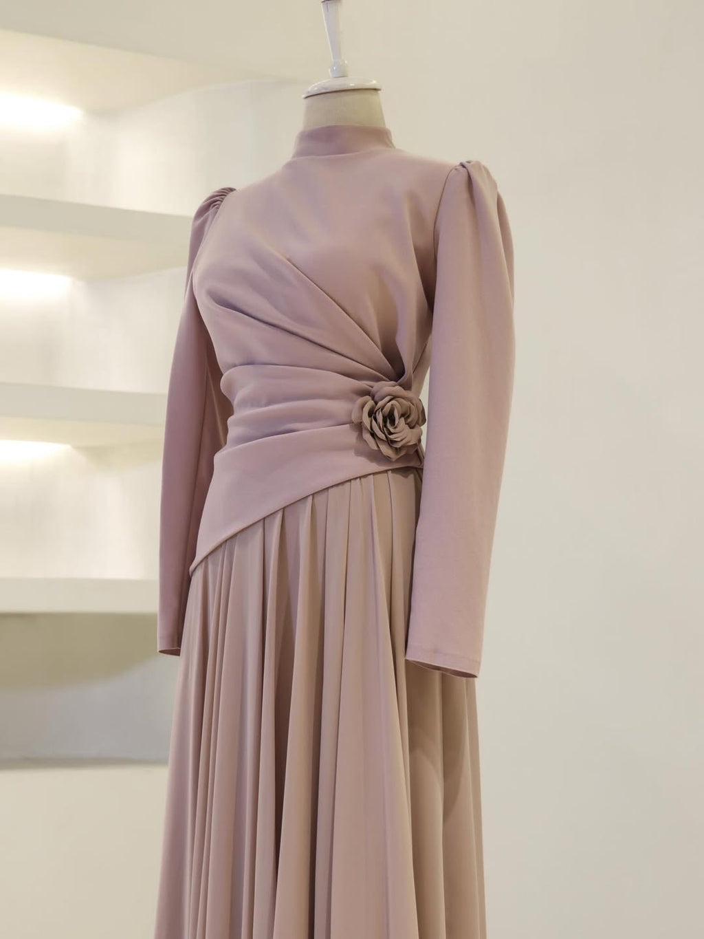 The Evening Petal Two-Piece top & skirt