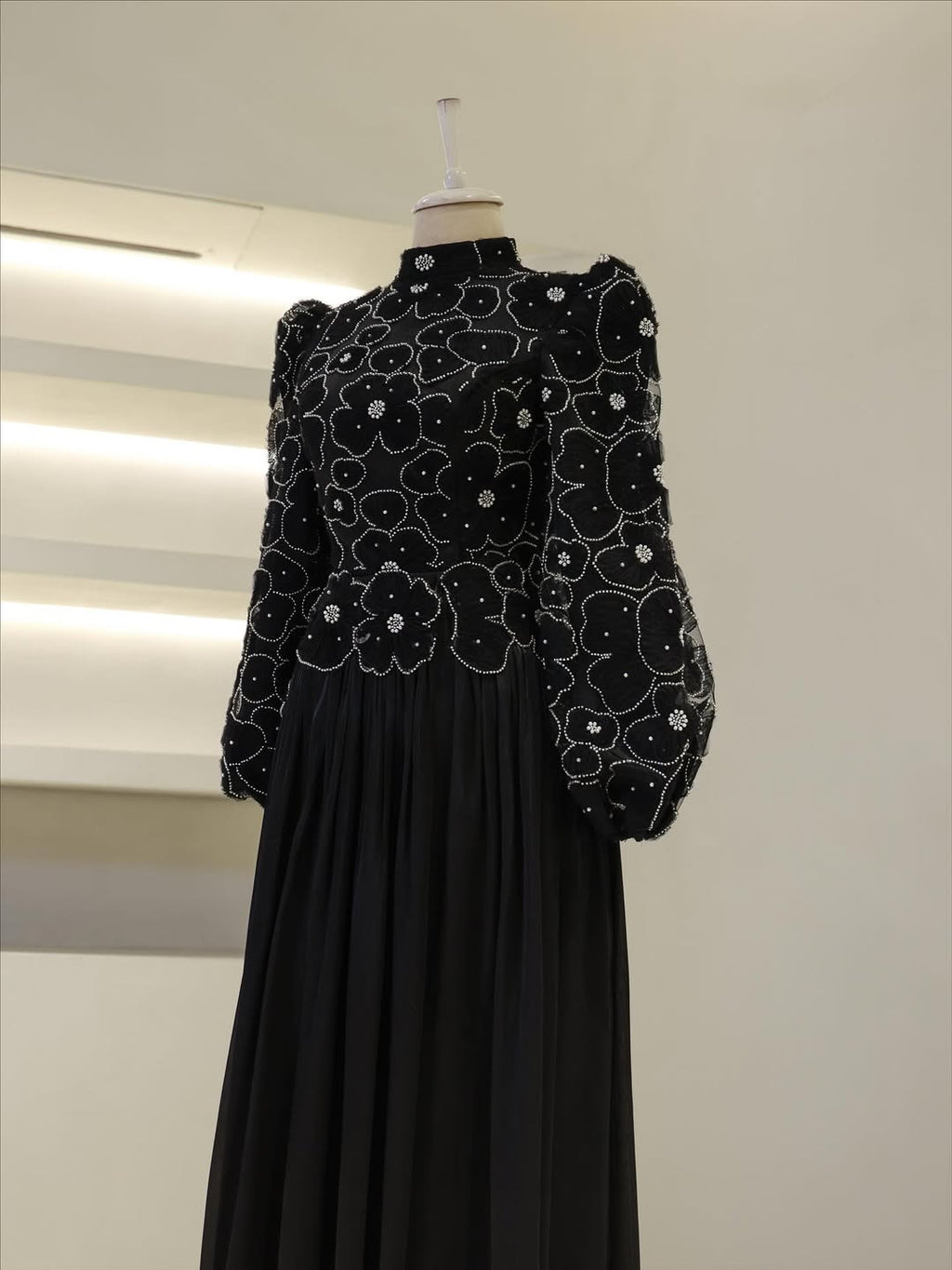 Luxurious Top & Skirt with Ribbon Embellishments