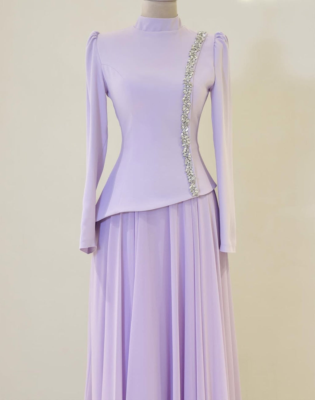 Crystal Line Top and Skirt