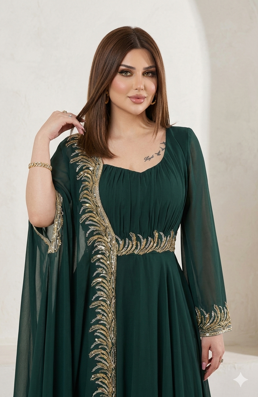Royal Embroidered Kaftan Traditional Wedding  | Eid Special Edition