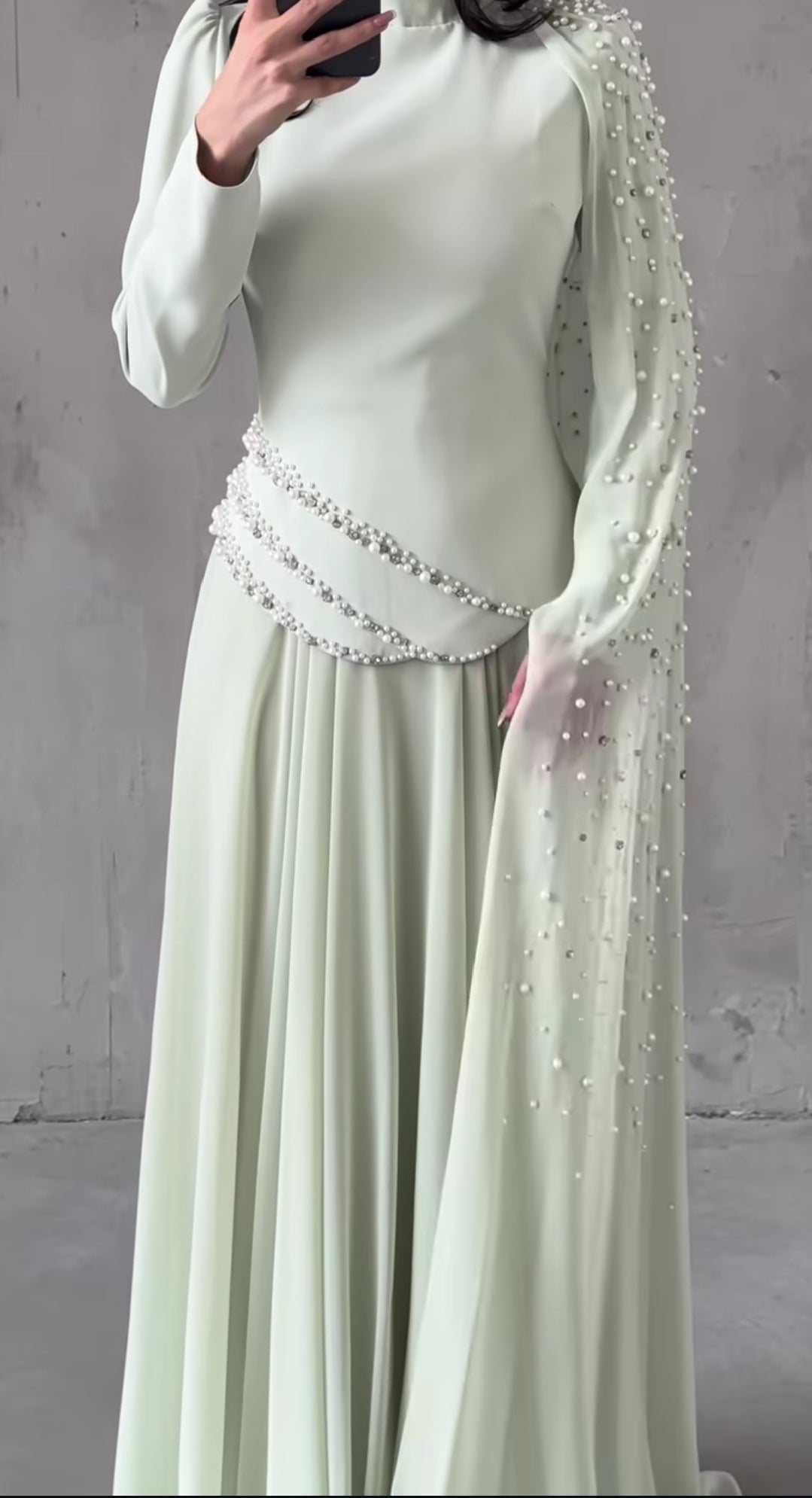 Luxury Crystal Stone work Top and Skirt