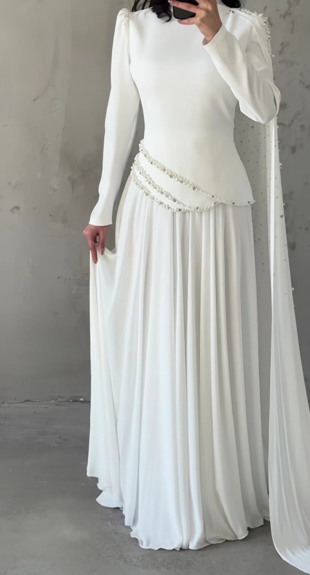 Luxury Crystal Stone work Top and Skirt