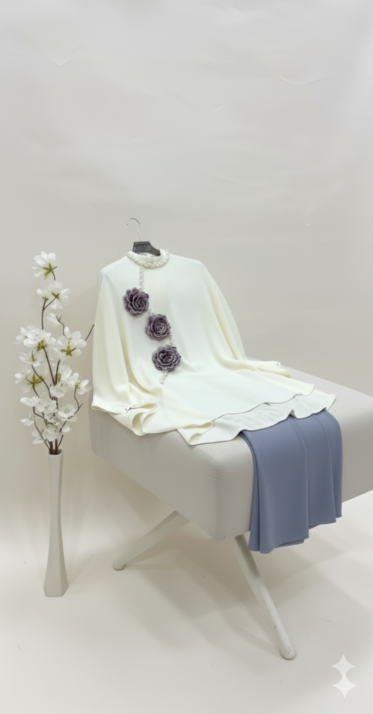 Floral Pearl Tunic & Trouser Set