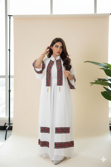 Tribal Detail Maxi Dress 2 PC Set