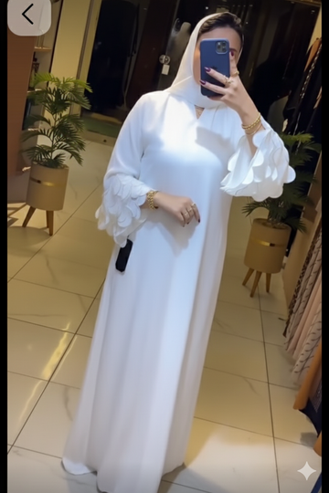 The Petal Sleeve Abaya