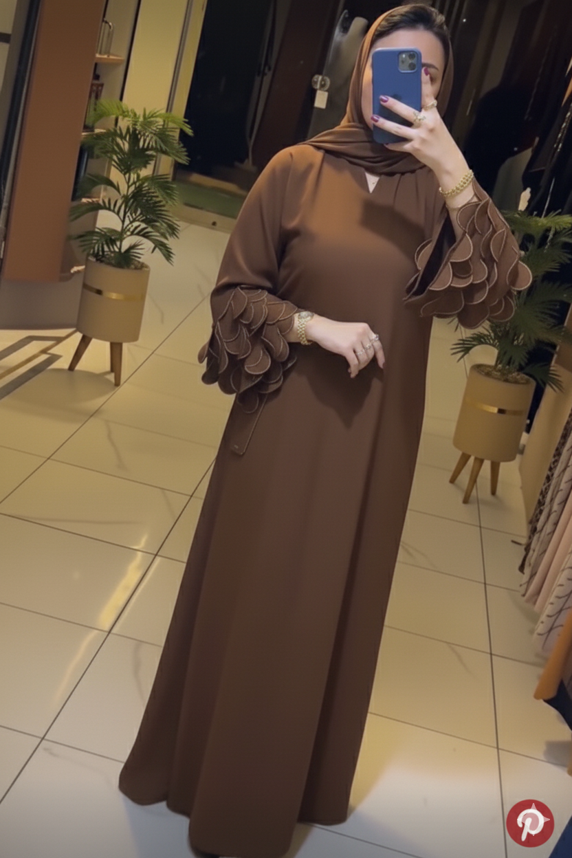 The Petal Sleeve Abaya