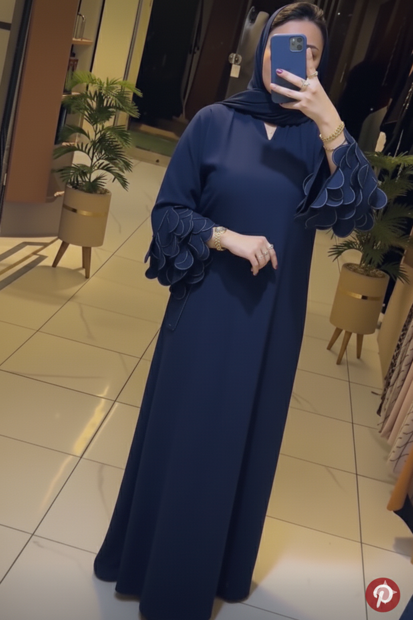 The Petal Sleeve Abaya