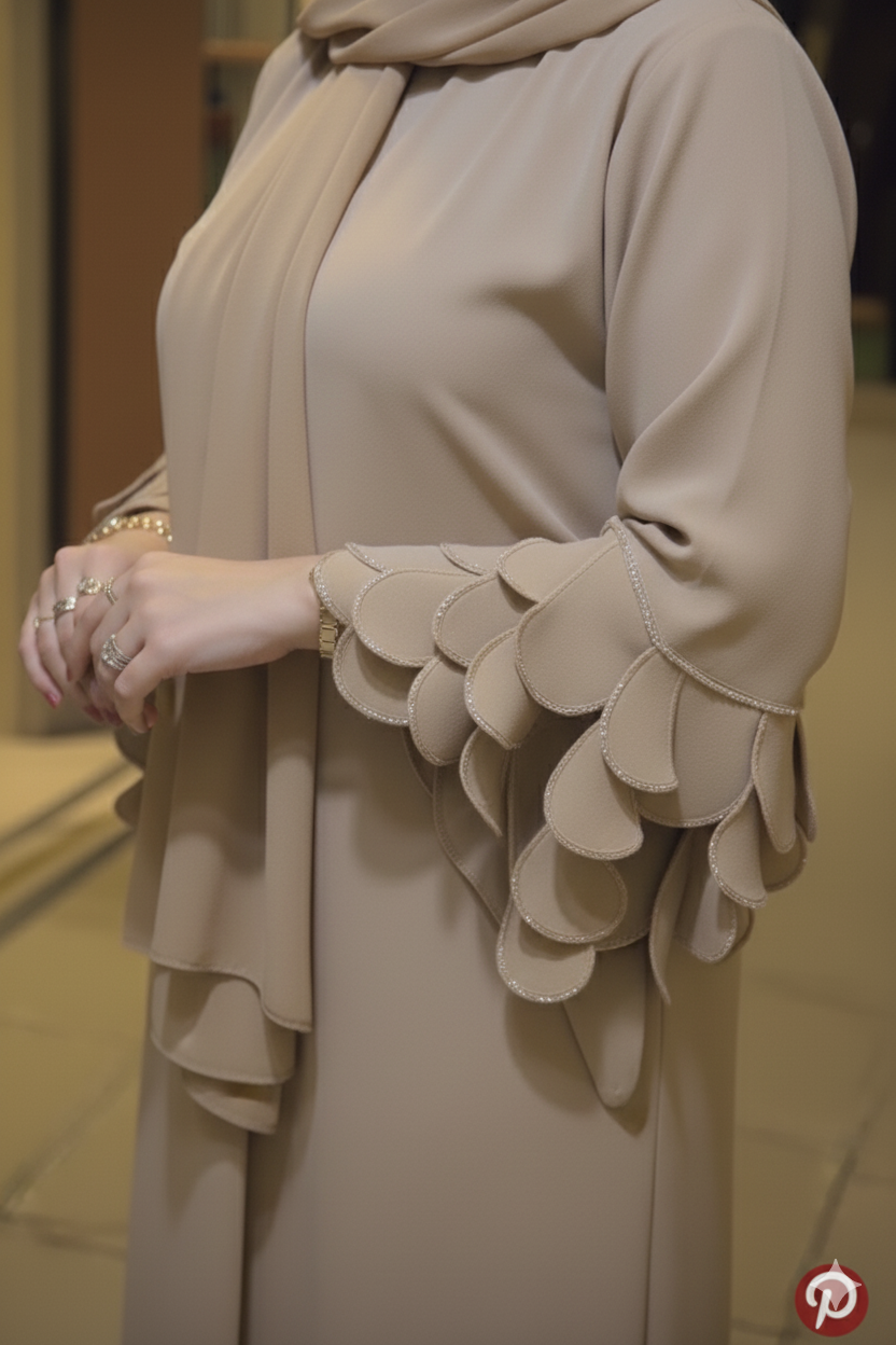 The Petal Sleeve Abaya