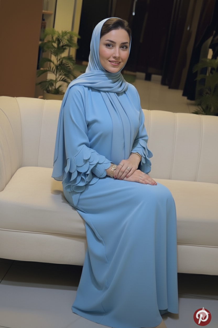 The Petal Sleeve Abaya