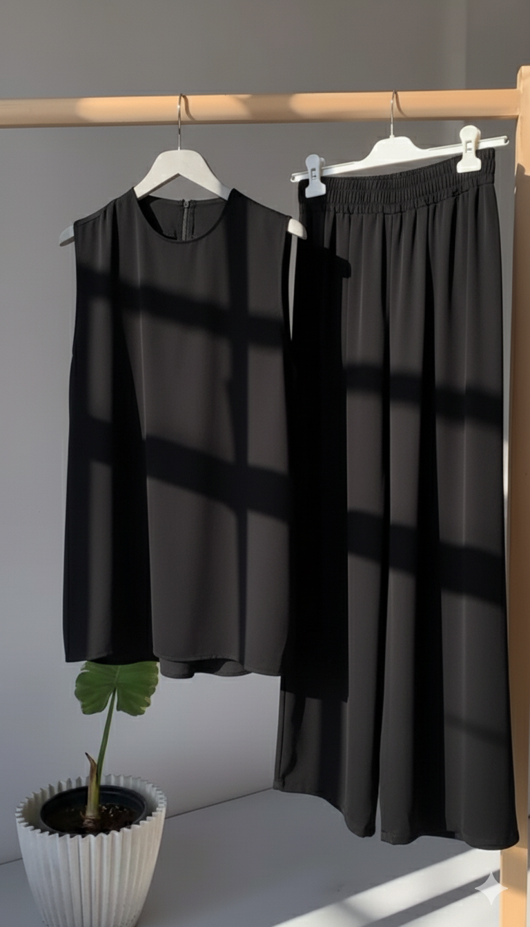 Luxurious Modest Wear with Silver Embroidery