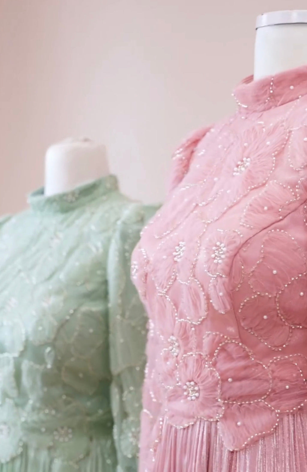 Luxurious Top & Skirt with Ribbon Embellishments