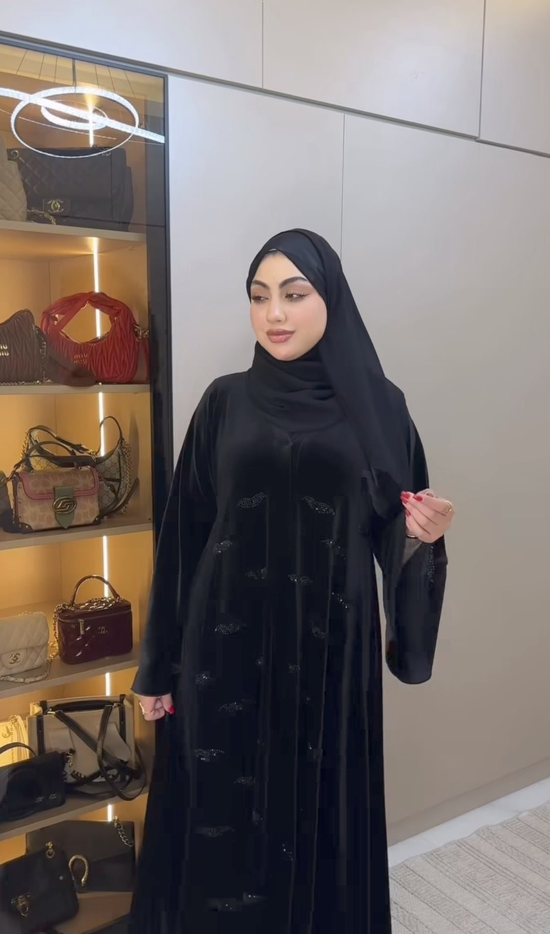 Velvet Winter Abaya Premium Edition