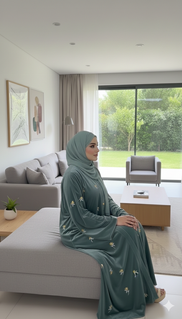 Preimum Velvet Abaya for Winter