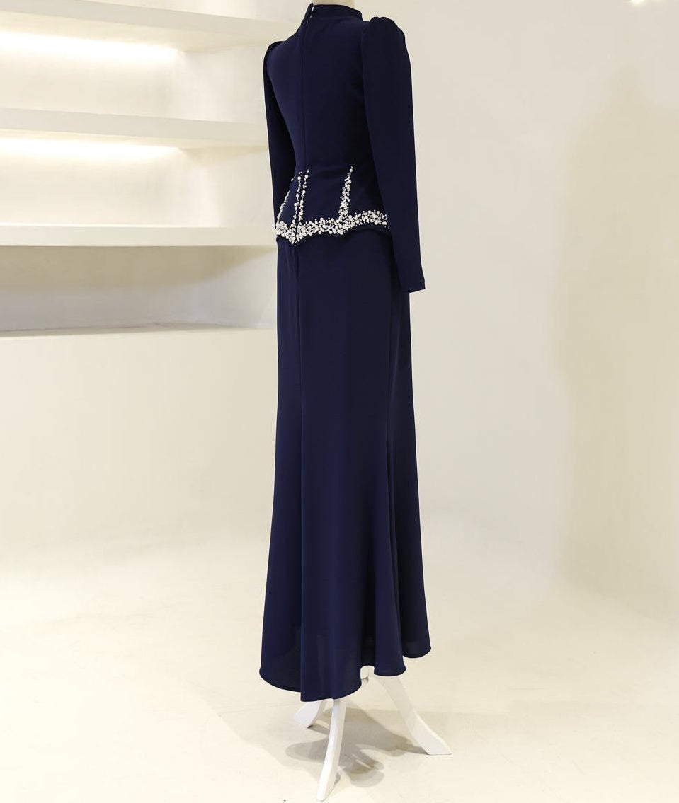 The  Stone Embellished Top & Skirt Set