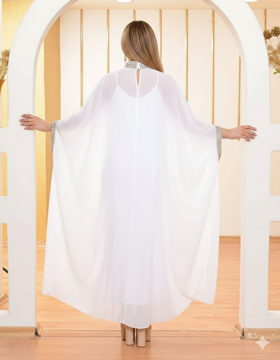 Luxury White Evening Gown | Ramadan & Eid Special Edition