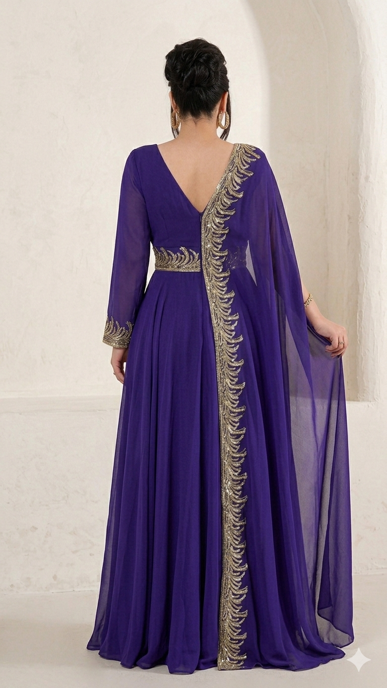 Royal Embroidered Kaftan Traditional Wedding  | Eid Special Edition