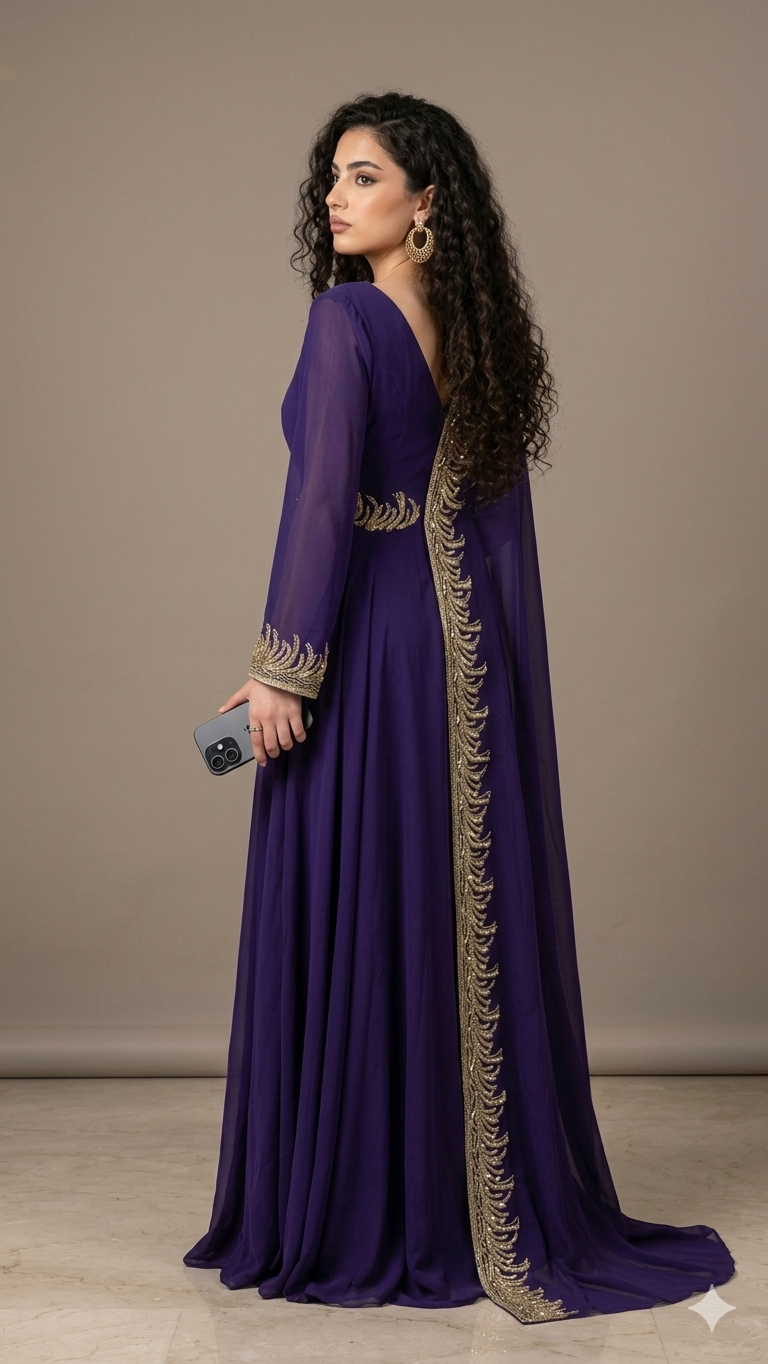 Royal Embroidered Kaftan Traditional Wedding  | Eid Special Edition
