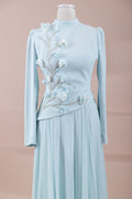 The Floral Modest Gala Evening Top & Skirt Set