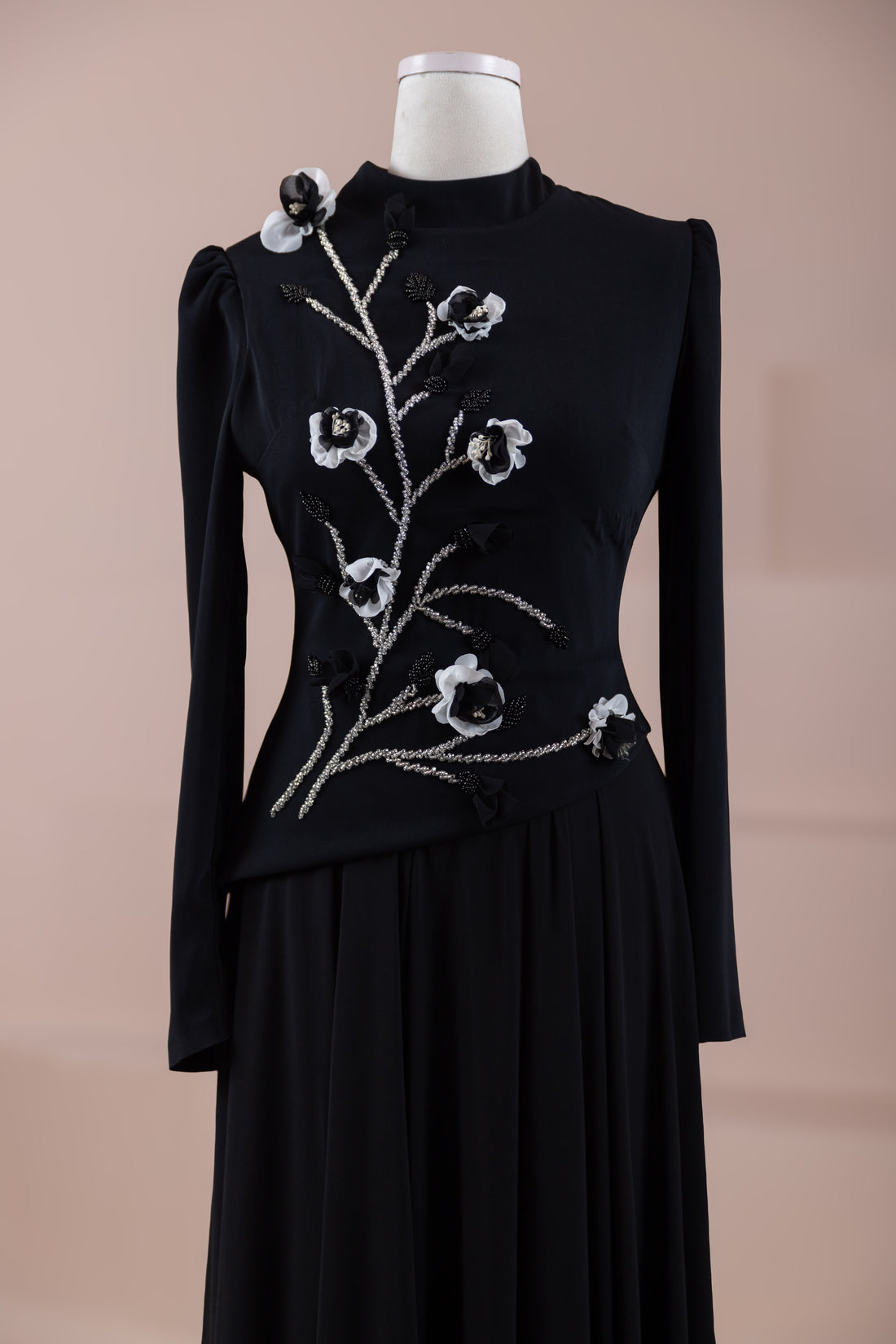 The Floral Modest Gala Evening Top & Skirt Set