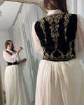 Traditional Dress with Velvet Jacket   | Eid Special Edition
