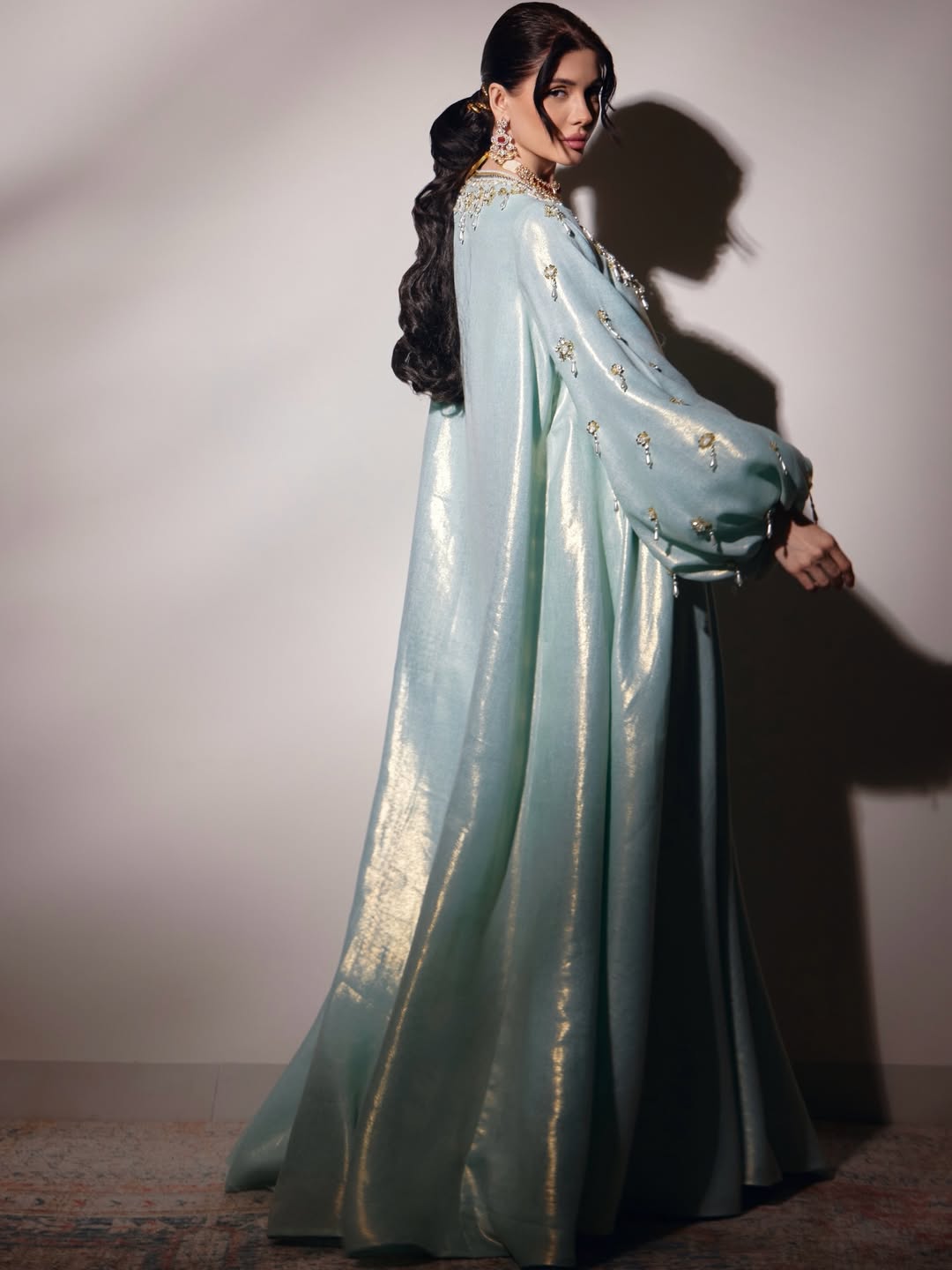 Premium Velvet Kaftan Gown Abaya for Special Occasions