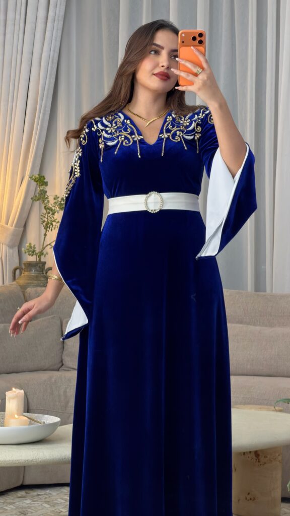 Premium Velvet Evening gown , High-Quality Winter Special Edition