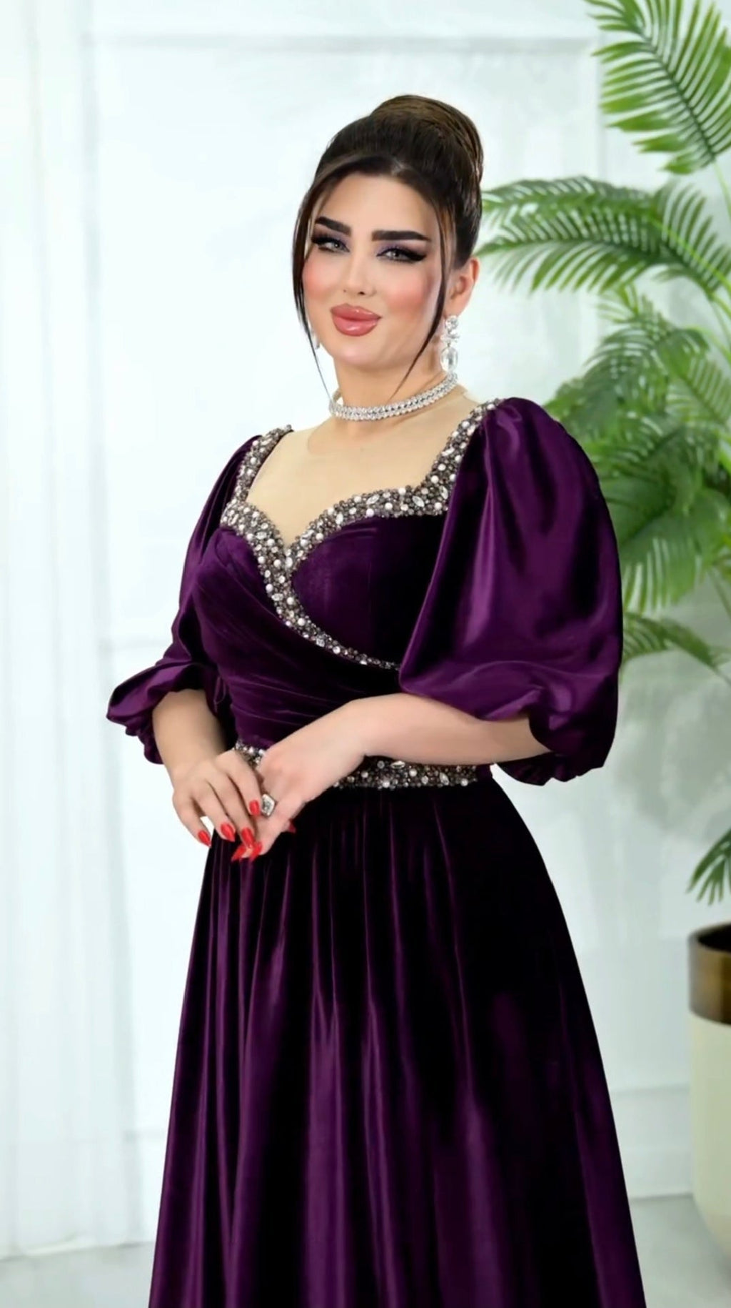 Premium Velvet Maxi Dress, Elegant Evening Wear