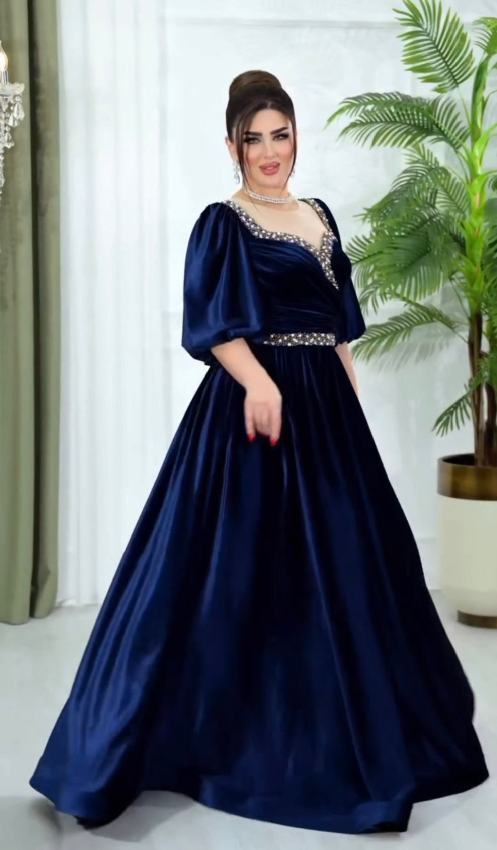 Premium Velvet Maxi Dress, Elegant Evening Wear