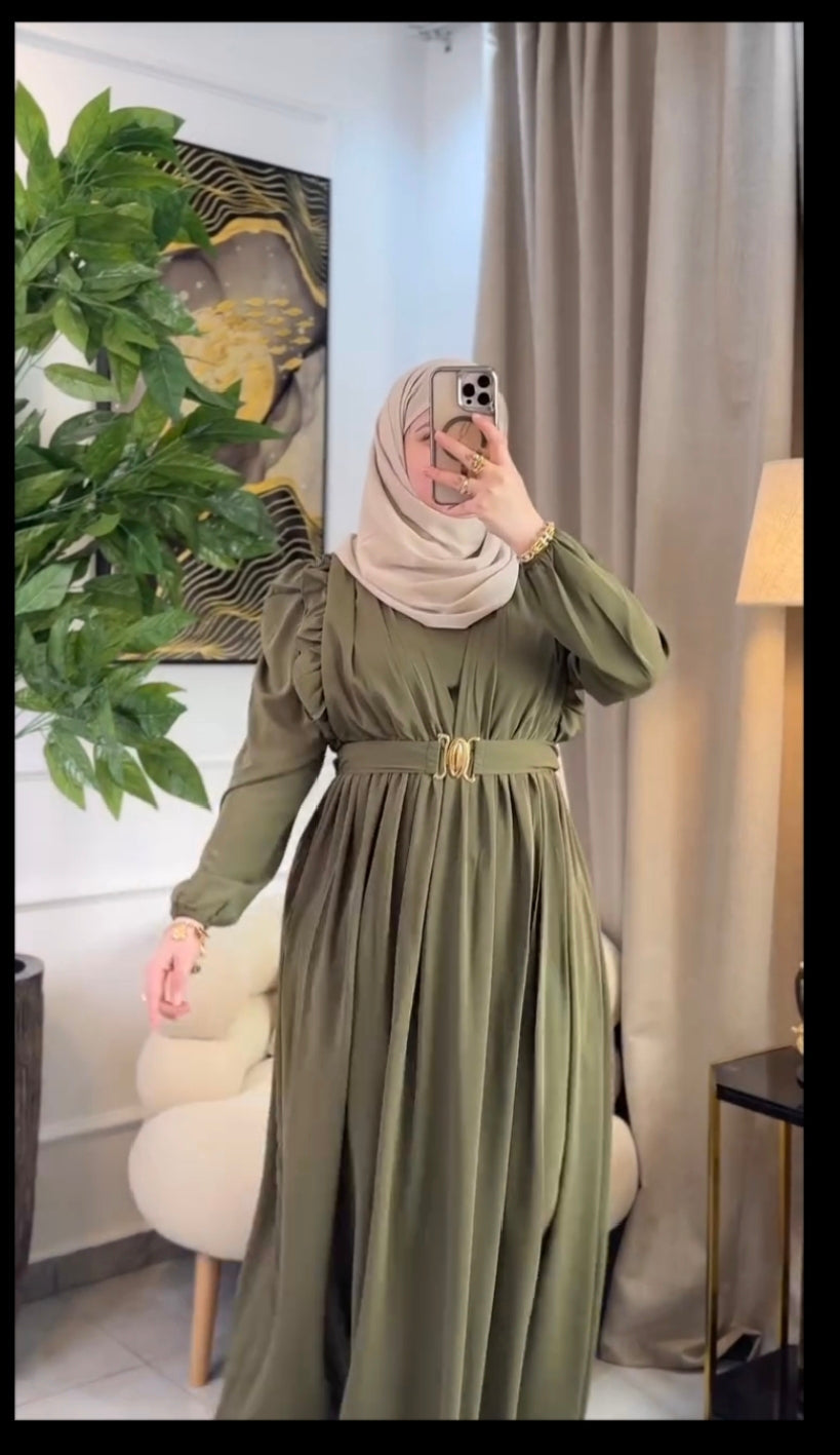 The Golden Buckle Abaya