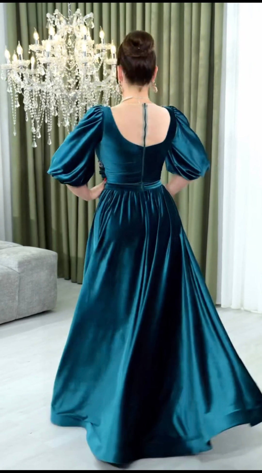 Premium Velvet Maxi Dress, Elegant Evening Wear