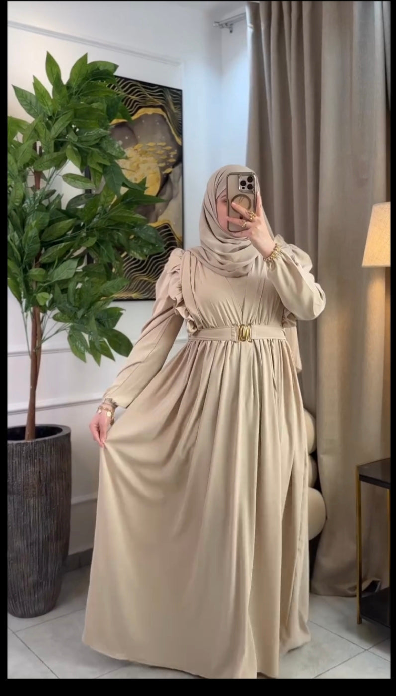 The Golden Buckle Abaya