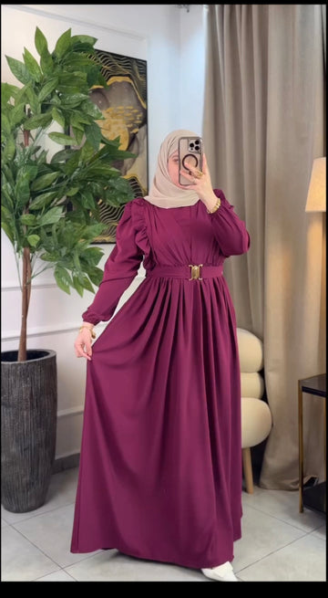 The Golden Buckle Abaya