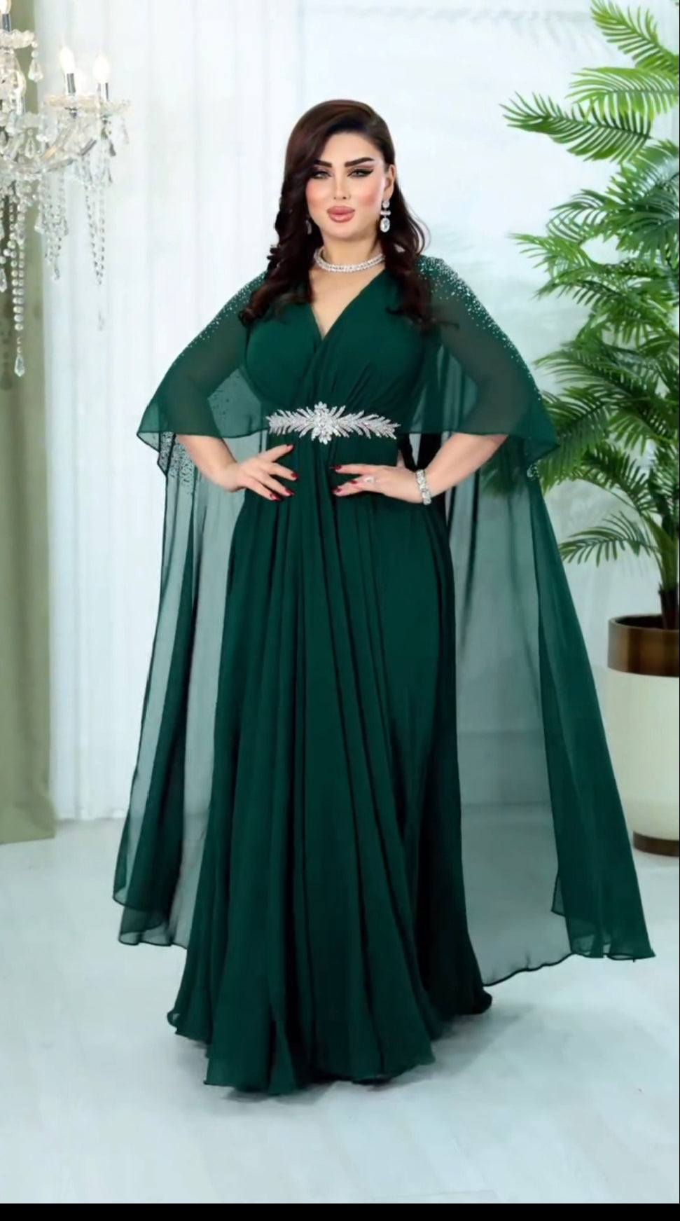 Luxury Cape Gown for Wedding Season