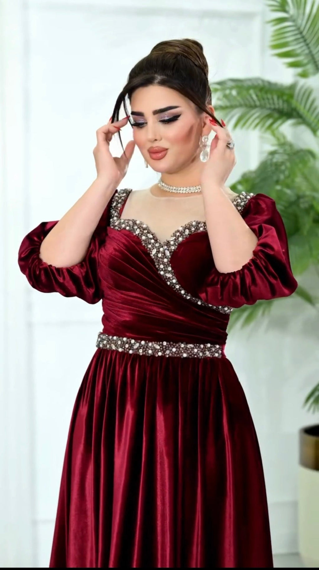 Premium Velvet Maxi Dress, Elegant Evening Wear