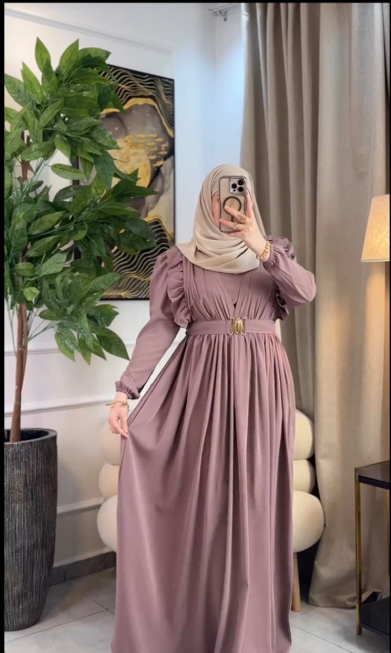 The Golden Buckle Abaya